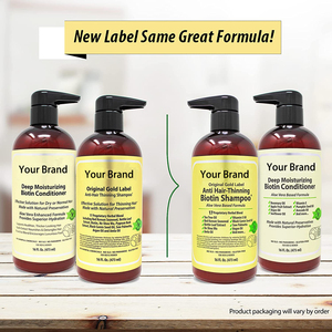 แชมพูไบโอตินแชมพูและครีมนวดผมสำหรับผมเติบโตแชมพูทำให้ผมหนาขึ้นป้องกันผมร่วงฉลากส่วนตัว - Product Image 2