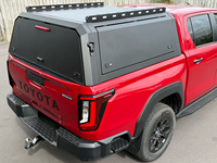 Couverture de benne de camionnette universelle en aluminium robuste, sans perçage, étanche et personnalisable