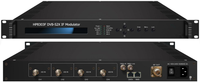 Modulateur DVB-S2X 4 ASI IP vers RF DVBS DVBS2X DVBS2 RF pour centre de diffusion numérique