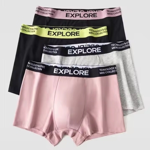 Caleçons pour hommes Sous-vêtements pour hommes Boxers en <span class=keywords><strong>coton</strong></span> Jeune personnalité Tendance Respirant Confortable Short pour garçons - Product Image 3