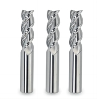 Fraise à queue en carbure monobloc HRC55 à 3 dents pour aluminium, fraise CNC pour alliage d'aluminium