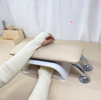 Repose-mains multifonctionnel pour salon de manucure, repose-pieds, tabouret, support pour pédicure, coussin pour les pieds, support pour lampe UV/LED pour outils de manucure