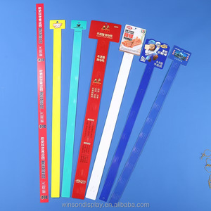 Plastic Injection Clip Strip for Hanging Goods Display 12 <b>Hooks</b> Supermarket Retail Strips - Product Image 2