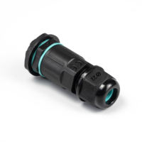 Conector de Cable Eléctrico Impermeable IP68 Serie OJ-M20 de 2/3/4 Pines, Conector de Empalme de Cables de Plástico para Exteriores