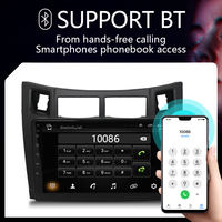 Reproductor de DVD para Auto Jiawell con Android, GPS, FM, Música, Audio, Video, Carplay, Wifi, BT, Pantalla IPS, Radio para Toyota Yaris 2005-2012