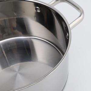 10Pcs Đồ Nấu Nướng Thiết Lập Cổ Phiếu Nồi Nước Sốt Pan Thịt Hầm Không Dính Chảo 18/0 Thép Không Gỉ 430 Nấu Ăn Nồi Và Chảo - Product Image 5