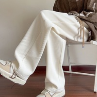 Pantalons longs respirants et amples pour hommes pour l'automne et l'hiver, chaleur et confort, pantalons de sport décontractés à jambes droites et larges pour hommes