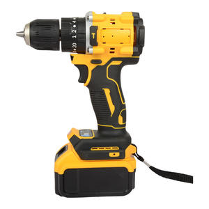 Taladro Eléctrico Inalámbrico de Litio de 21 V al por Mayor, Martillo <span class=keywords><strong>Percutor</strong></span> Inalámbrico <span class=keywords><strong>con</strong></span> 80 Nm de Torque, Herramientas Multifuncionales para Bricolaje, Opciones OEM - Product Image 1