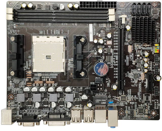 Motherboard AMD A55 Support FM1 CPU Micro-ATX Architecture