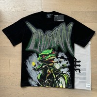 T-shirt surdimensionné personnalisé, délavé à l'acide, style streetwear vintage, t-shirt vierge 100% coton, coupe ample et carrée pour homme