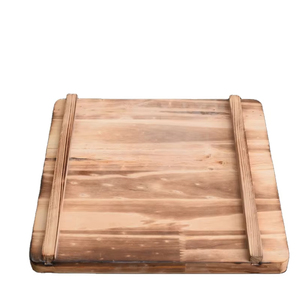 Nouveaux tapis isolants thermiques en bois de style campagnard écologiques pour la maison et les restaurants, forme carrée, pour barbecue et pot de sable - Product Image 3