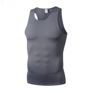 Men's Sleeveless <b>Athletic</b> Compression Tank Top Solid Color Sports Base Layer for Running Basketball Breathable Summer Workout - Product Image 5