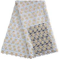 3597 vente directe d'usine nouveau Style africain Guipure chimique dentelle tissu cordon dentelle petit Floral Guipure broderie dentelle tissu