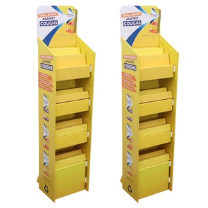 Exhibidor de Piso POP de Cartón Corrugado Personalizado para Tiendas Minoristas, para Exhibición de Dulces, Alimentos y Bebidas - Product Image 2