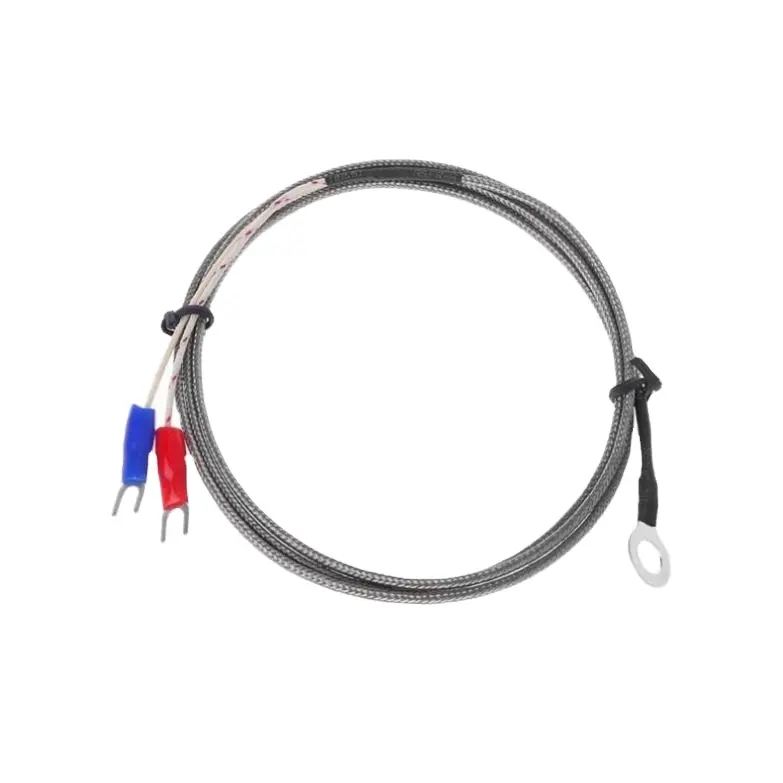 Patch type surface end-face thermocouple K-type cold pressure nose probe Pt100 temperature sensor