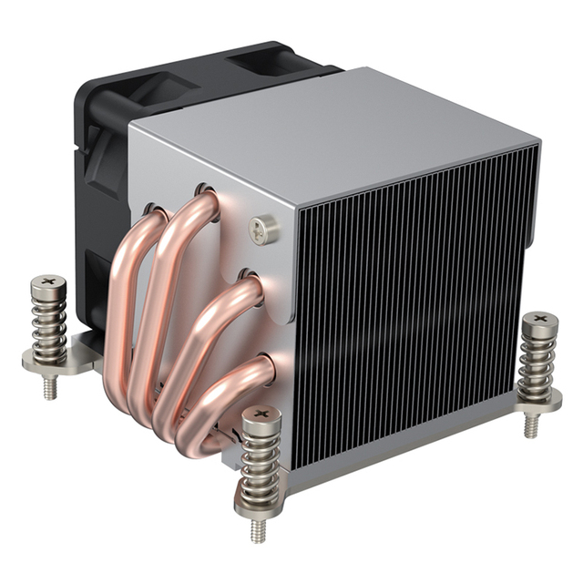 Intel LGA2011 2066 Narrow Desktop 2U Server Laptop CPU Cooler Heatsink  Thermal Simulation Customized Supported Heat Sink
