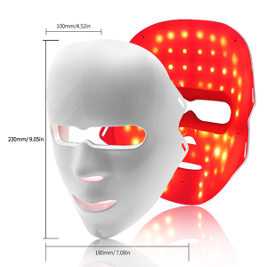 Terapia de Luz Roja SHOmfrs 2 en 1, Máscara Facial LED Táctil de 7 Colores, Portátil, Certificación CE, PDT, Eliminación de Arrugas, Reparación, Cuidado OEM/ODM - Product Image 1