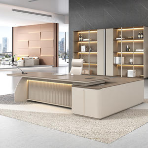 工場卸売高級ホームオフィス家具。モダンなデザインのエグゼクティブデスクチェア。耐久性のある环境にやさしいウッドエグゼクティブデスク。 - Product Image 1