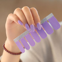 Décorations d'ongles 2D colorées personnalisées de style français et japonais, autocollants et bandes adhésives pour ongles, 100 pièces