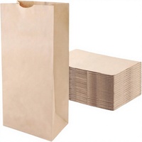 Sac en papier couché recyclé écologique imprimé sur mesure SOS pour la promotion, les expositions, les supermarchés, les achats et l'emballage alimentaire à emporter