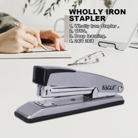Pour agrafeuse manuelle en métal 175G 20 feuilles pour fournitures de bureau modèle 206R