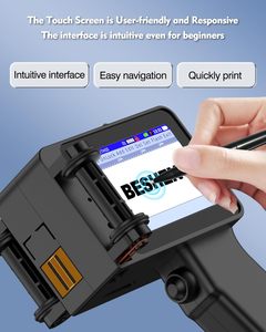 Nouvelle imprimante à jet d'<span class=keywords><strong>encre</strong></span> portable 600 dpi, vitesse d'impression 60, cartouche d'<span class=keywords><strong>encre</strong></span> à séchage rapide, connectivité USB, code de lot, code QR, heure, numéro - Product Image 5