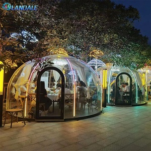 Dôme transparent en polycarbonate, tente bulle pour chambre étoilée, <span class=keywords><strong>camping</strong></span> extérieur, restaurant, séjour à la maison, 4m, 5m, 6m - Product Image 2
