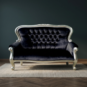 Sofás Grandes de Estilo Barroco Francés, Elegante Diseño Europeo, Sofá Cama de Madera de Tres Plazas para Sala de Estar - Product Image 3