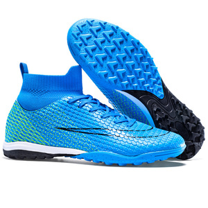 <span class=keywords><strong>Botas</strong></span> de Fútbol Profesionales Unisex para Entrenamiento al Aire Libre, Tacos <span class=keywords><strong>Cr7</strong></span> de Tobillo Alto Resistentes a Impactos para Hombre - Product Image 2