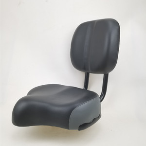 Asiento de bicicleta grande para adulto, sillín con respaldo <span class=keywords><strong>ajustable</strong></span>, triciclo de ciudad - Product Image 6
