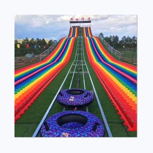 <span class=keywords><strong>Toboggan</strong></span> arc-<span class=keywords><strong>en</strong></span>-ciel de sécurité aire de jeux extérieure enfants adultes <span class=keywords><strong>en</strong></span> plastique Durable lisse glisse facile à nettoyer gain de place amusant à bas prix - Product Image 1