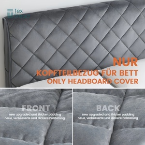 Copritestiera TEXSTEAD a Doppio Lato Imbottito <span class=keywords><strong>per</strong></span> <span class=keywords><strong>Letto</strong></span> - <span class=keywords><strong>Fodera</strong></span> in Microfibra <span class=keywords><strong>per</strong></span> Testiera - Lavabile in Lavatrice, Facile da Pulire - Product Image 5