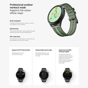 Reloj Inteligente S5 de 46 mm con Pantalla AMOLED Redonda, Navegación GPS, Pagos NFC, Monitor de Actividad, Correa de Silicona, Conectividad Perfecta - Product Image 5