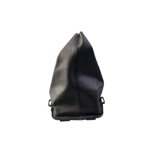 Ford Fiesta Gear <b>Knob</b> Set Black Leather 5 Speed Manual <b>Shift</b> <b>Knob</b> And Boot Cover For 08-12 Models - Product Image 2