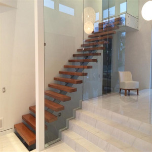 Tedesco treppen completo sistema di scale galleggianti design nascosto corrimano cantilever <span class=keywords><strong>scala</strong></span> galleggiante <span class=keywords><strong>kit</strong></span> - Product Image 2