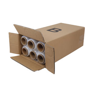 Rollo de envoltura retráctil de paleta transparente y coloreada, rollo de envoltura elástica negra al por mayor - Product Image 5