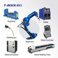 Robot de soudage CNC haute précision avec suivi de joint, bras robotisé de soudage MIG industriel à 6 axes pour la fabrication de structures métalliques