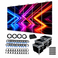 Mur vidéo LED étanche P2.604/P2.97/3.91 à installation facile pour événements, panneau d'affichage intérieur/extérieur avec garantie de 5 ans