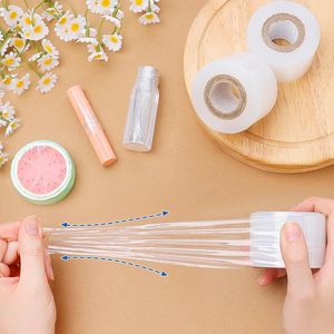 <b>Mini</b> High Gloss Reinforced Grade Stretch Wrap Film Unheated Shrink Wrap Roll for <b>Bottles</b>/Jars Seal Packing - Product Image 6