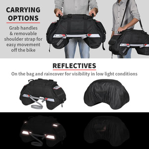 Free Sample Custom Leather Motorcycle Helmet Bag <b>45L</b> Heavy Duty Waterproof Dry Bag <b>Backpack</b> for Motorcycling Hunting Camping - Product Image 2