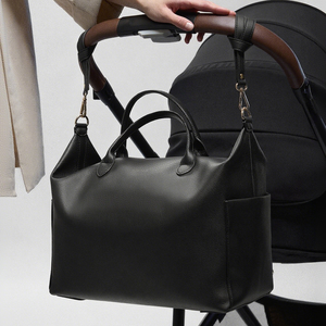 Mochila Pañalera Ligera de Piel Sintética PU para Mamás, Bolso de Bebé Espacioso con Múltiples Bolsillos - Product Image 2