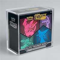 Boîte de protection en acrylique transparent avec aimant puissant pour collection TCG Elite Trainer Box (ETB) – Prix usine, faible MOQ