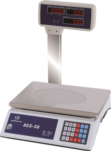 Balance plateforme verticale LCD OEM en gros avec plateau métallique pour les marchés agricoles et les supermarchés - Product Image 2