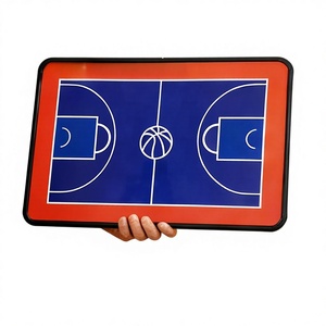 Tableau tactique de basketball double face imprimé, tableau droit portable effaçable, équipement pédagogique pour l'enseignement tactique des entraîneurs - Product Image 1