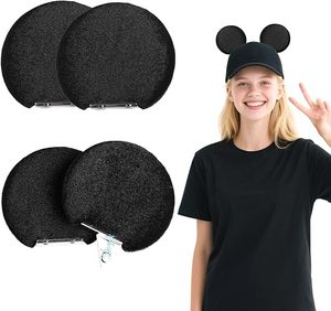 Accessoires de fête d'Halloween et de Noël Pafu, décoration, 4 pièces, oreilles de souris magnétiques, clips d'oreille détachables, cadeau pour casquettes de baseball - Product Image 1
