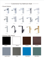 Armoires de salle de bain suspendues Meuble-lavabo mural en bois massif pvc mdf Offre Spéciale
