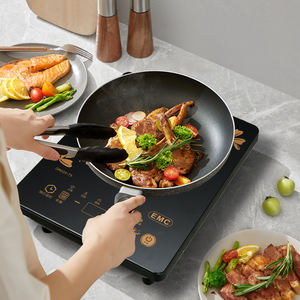 पोर्टेबल एकल बर्नर प्रेरण <span class=keywords><strong>Cooktop</strong></span> रसोई के लिए घुंडी नियंत्रण प्रेरण कुकर में बनाया - Product Image 1