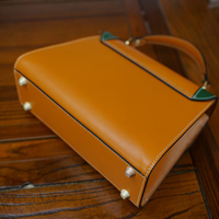 Mini sac à main de luxe en cuir véritable fait main, anti-vol, style preppy vintage, imprimé animal, de créateur, pour femme, Guangzhou Snail