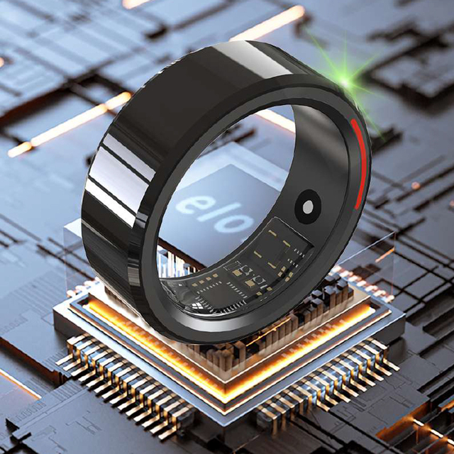 New High Quality Smart Health Ring Heart Rate Blood Oxygen Tracking Fitness Men Women Smart Ring for Phone