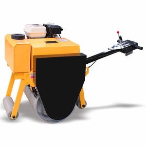 Rodillo Compactador de un Solo Tambor VR-600C con Motor Diésel y Sistema Hidráulico, Rodillo Estático Amarillo - Product Image 1
